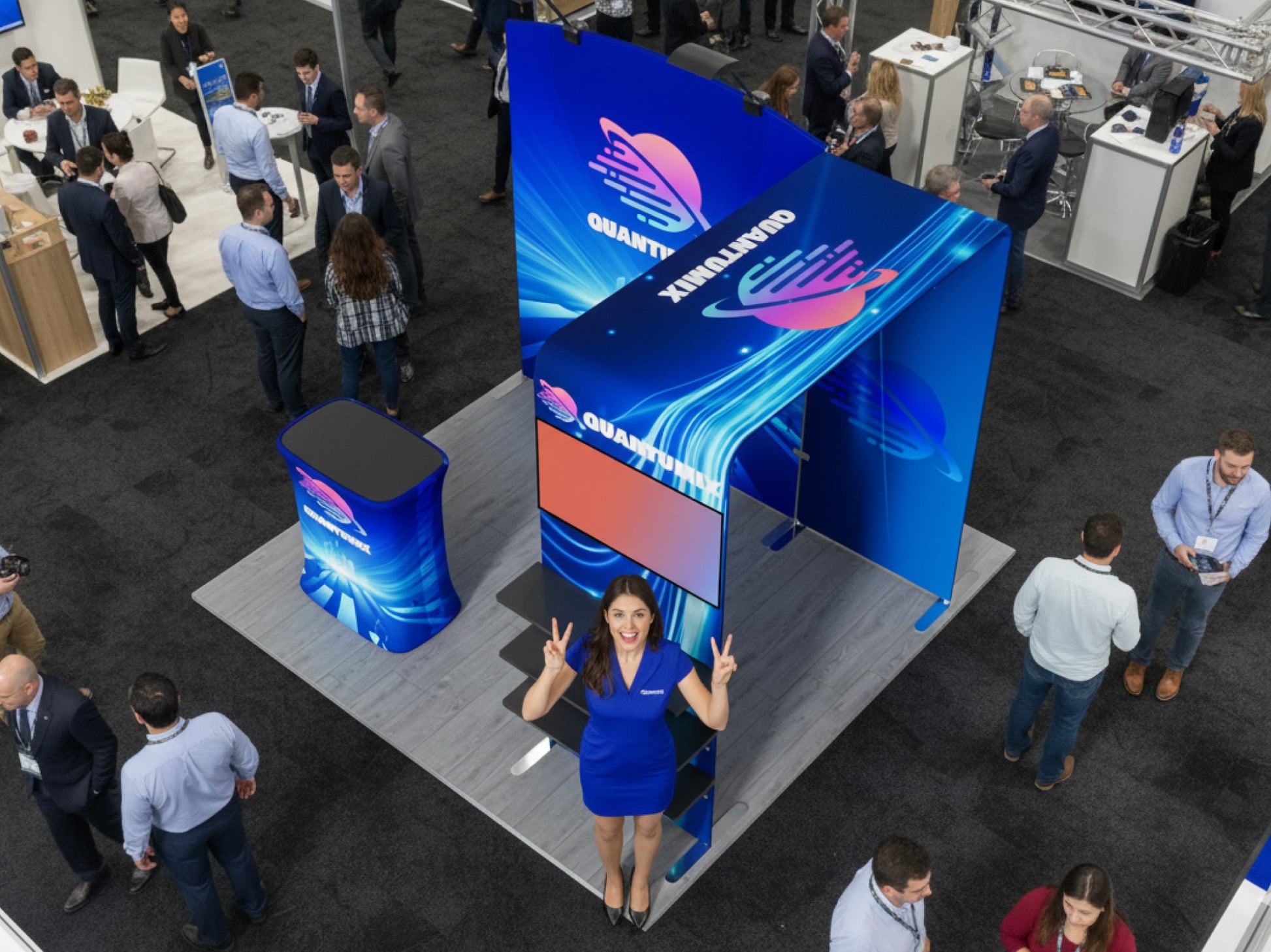 10x10 Booth - Showcase Arch Booth for Event Branding product display