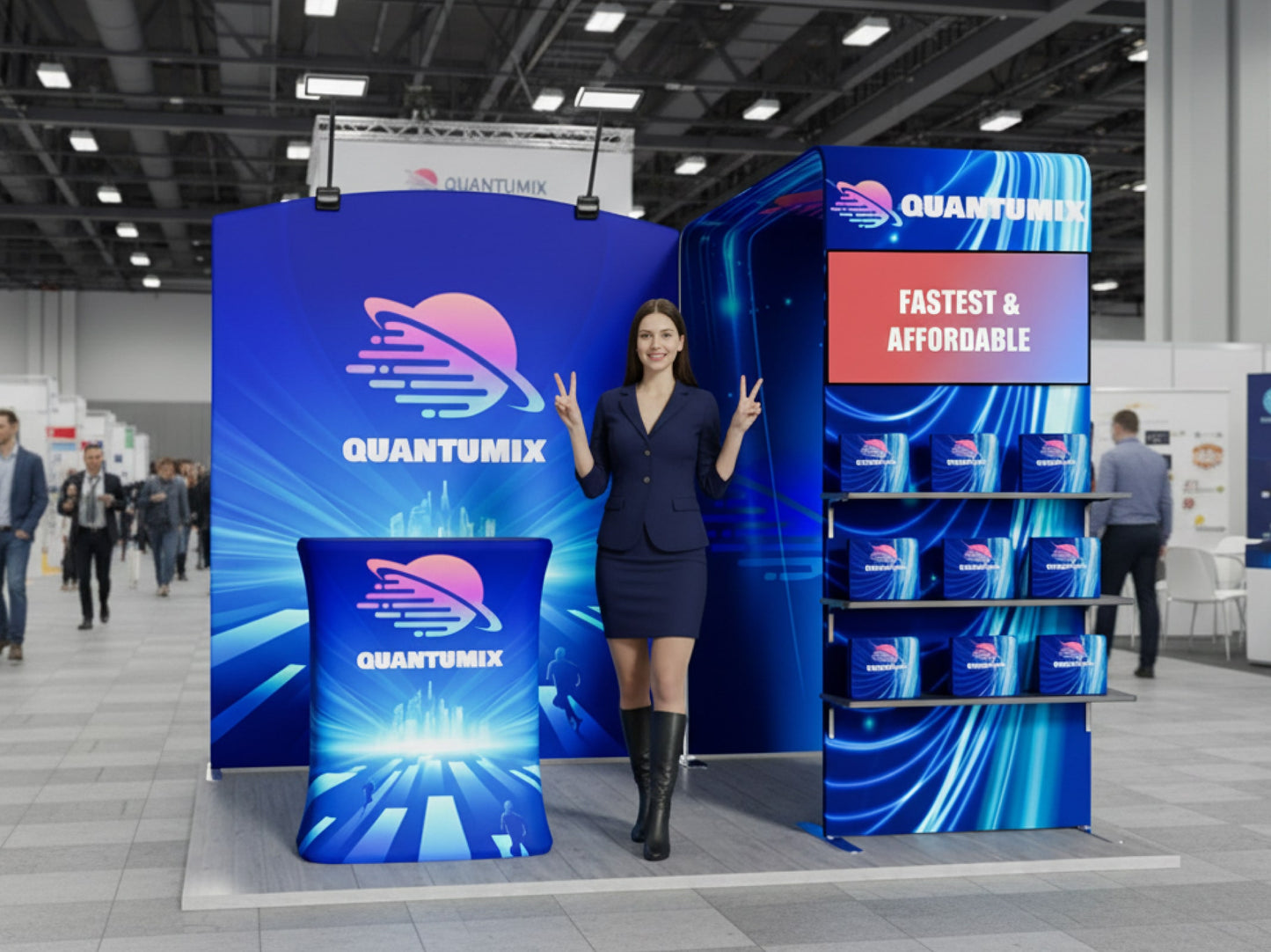 10x10 Booth - Showcase Arch Booth for Events and Trade Show