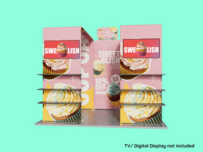 10x10 Booth - Twin Arch Display Booth