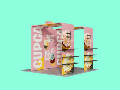 10x10 Booth - Twin Arch Display Booth Ready for Events for Exhibition