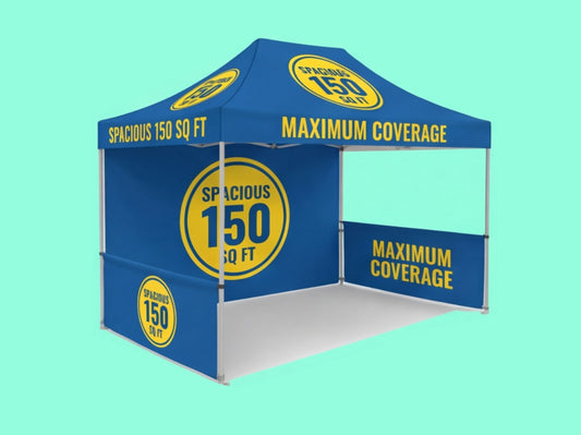 10x15 Custom Canopy Tent for 150 Sq Ft Coverage