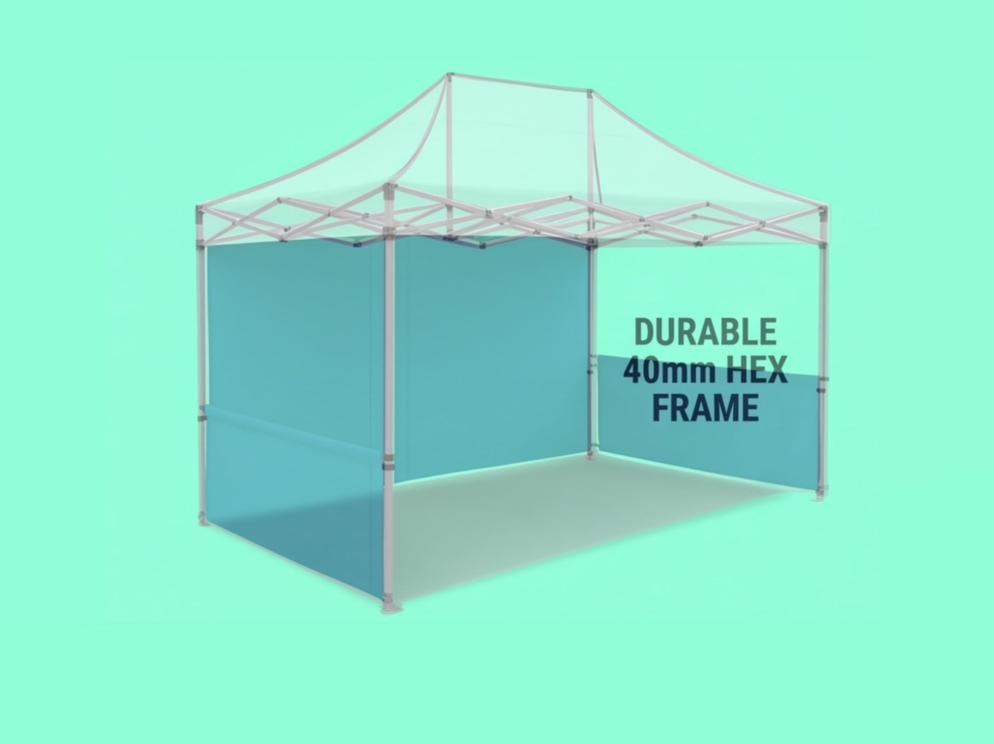 10x15 Custom Canopy Tent for 40mm Hex Aluminum Frame