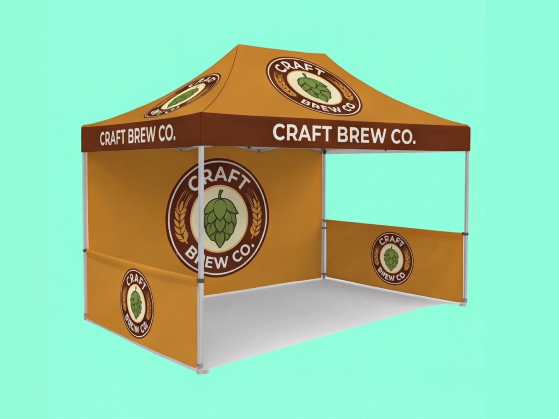 10x15 Custom Canopy Tent for Beverage & Craft Breweries