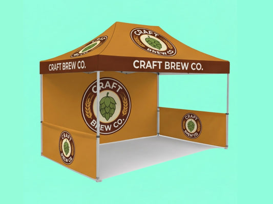 10x15 Custom Canopy Tent for Beverage & Craft Breweries