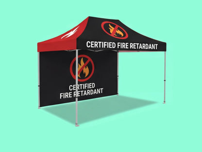 10x15 Custom Canopy Tent for Fire Retardant