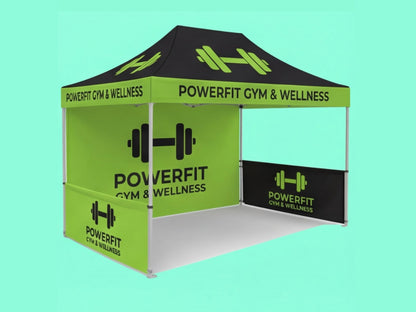 10x15 Custom Canopy Tent for Fitness Centers