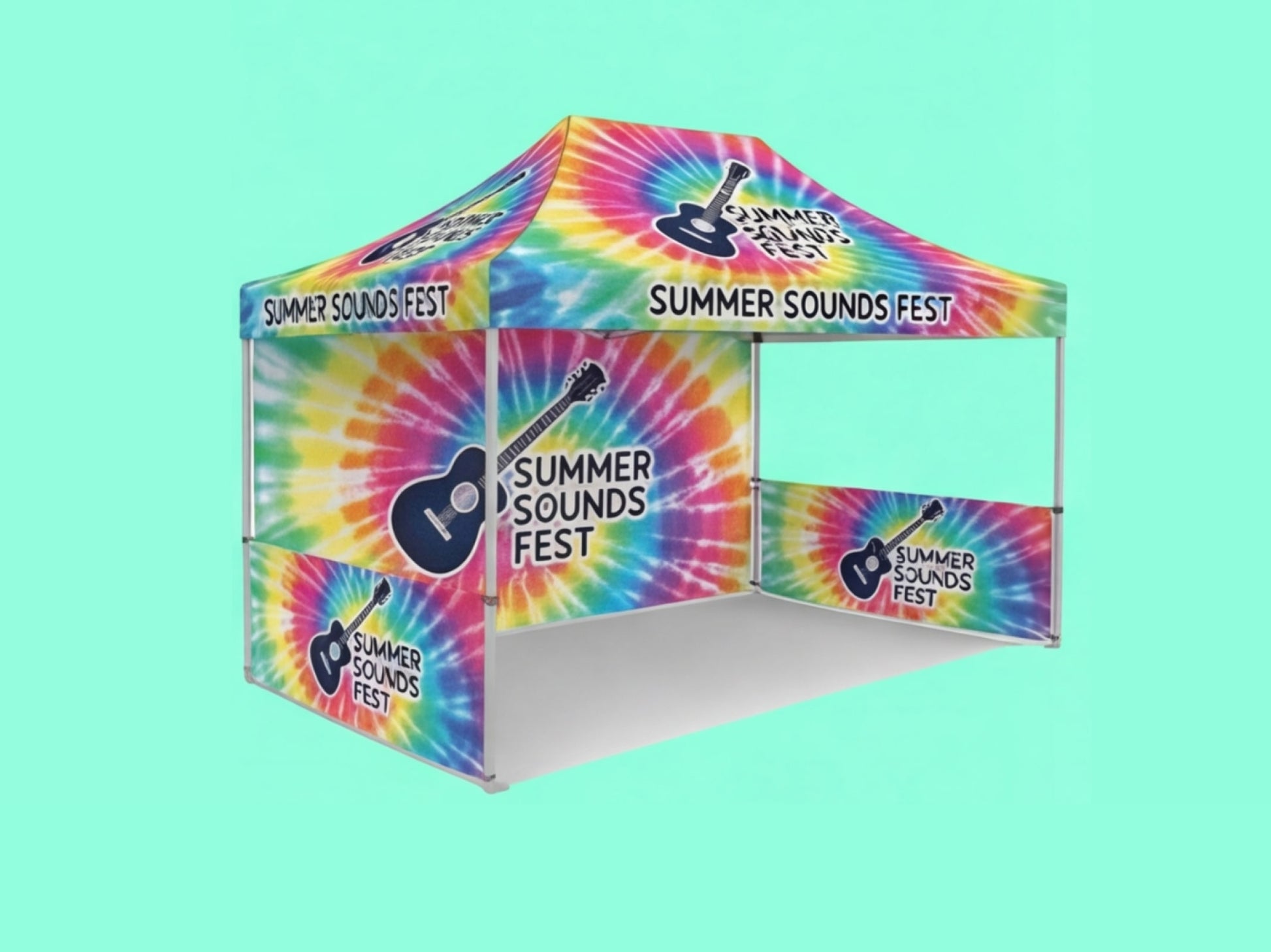 10x15 Custom Canopy Tent for Music Festivals