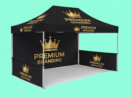 10x15 Custom Canopy Tent for Premium Branding