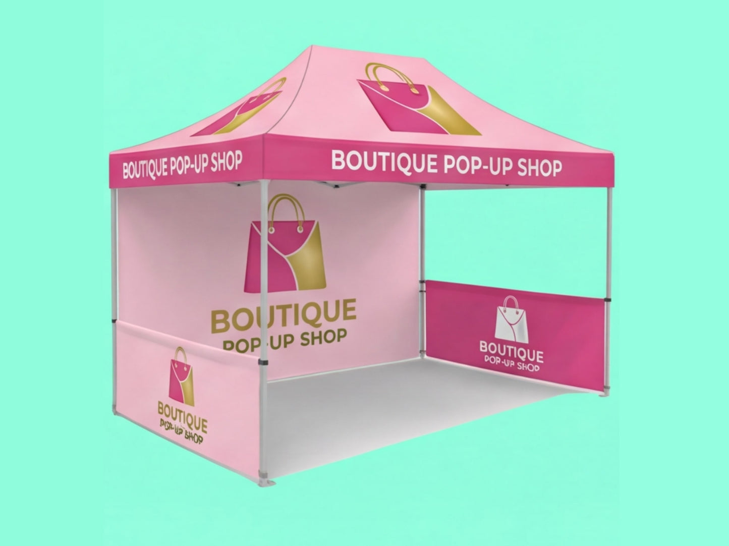 10x15 Custom Canopy Tent for Retail Pop-Ups