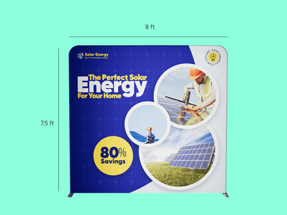 10x15 Booth - Brand Fusion Booth Straight Tension Fabric Display