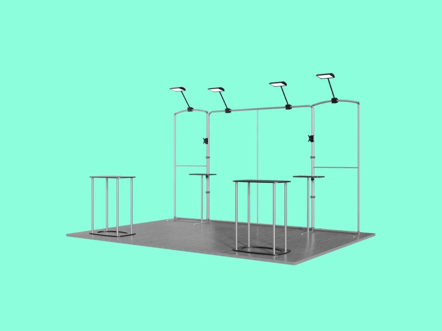 10x15 Booth - Brand Fusion Booth Structure