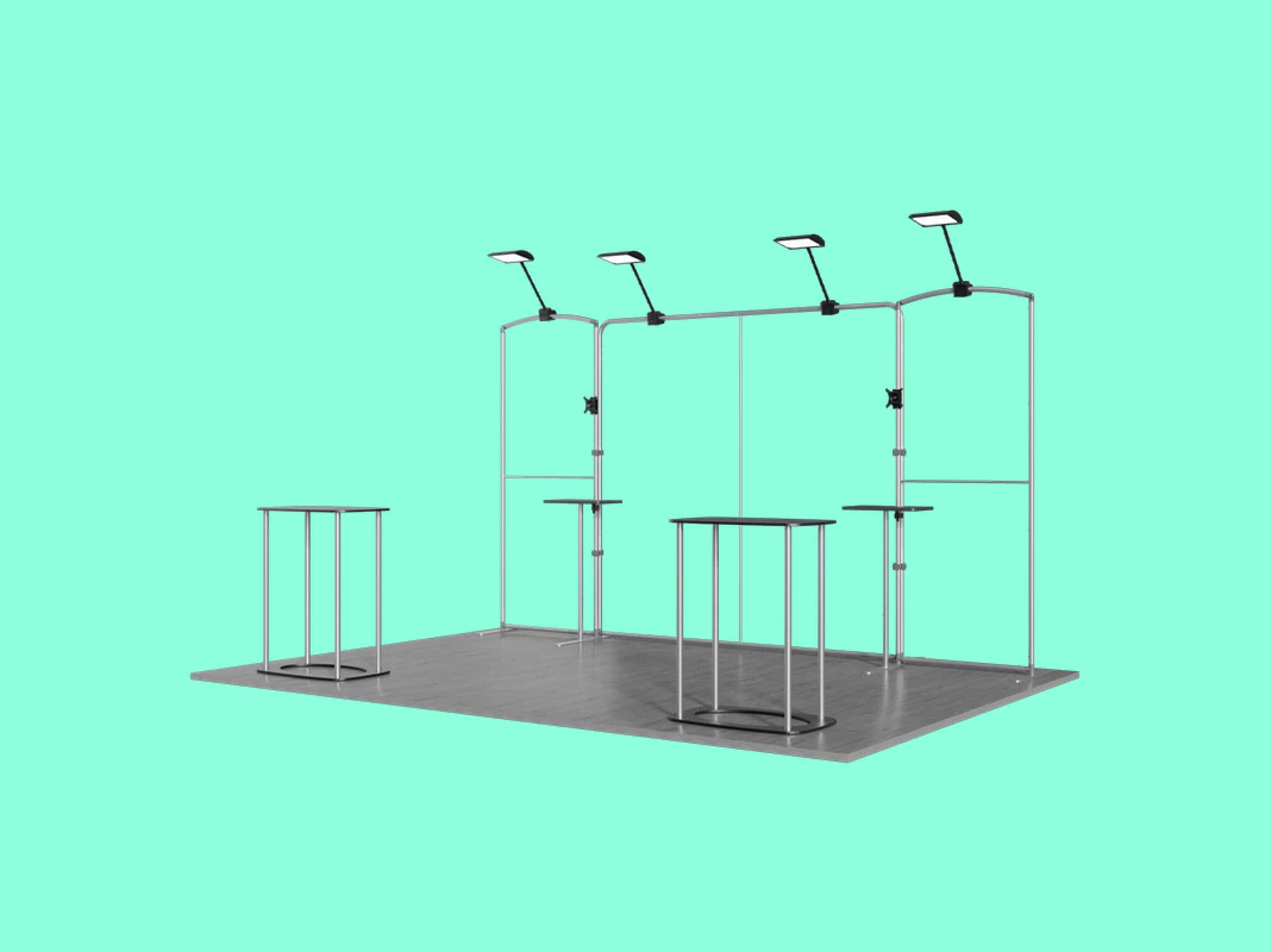 10x15 Booth - Brand Fusion Booth Structure