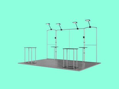 10x15 Booth - Brand Fusion Booth Structure