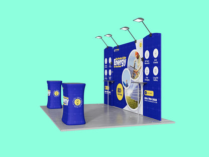 10x15 Booth - Brand Fusion Booth long view