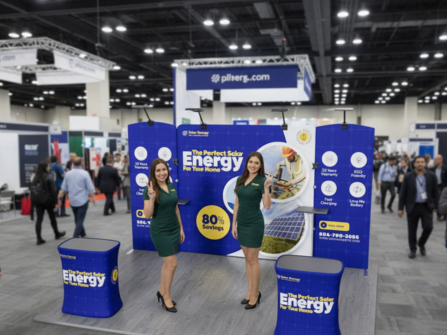 10x15 Booth - Brand Fusion Booth ready for trade show