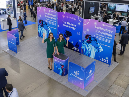 10x20 Booth - Brand Arch Booth Ready for Trade Show