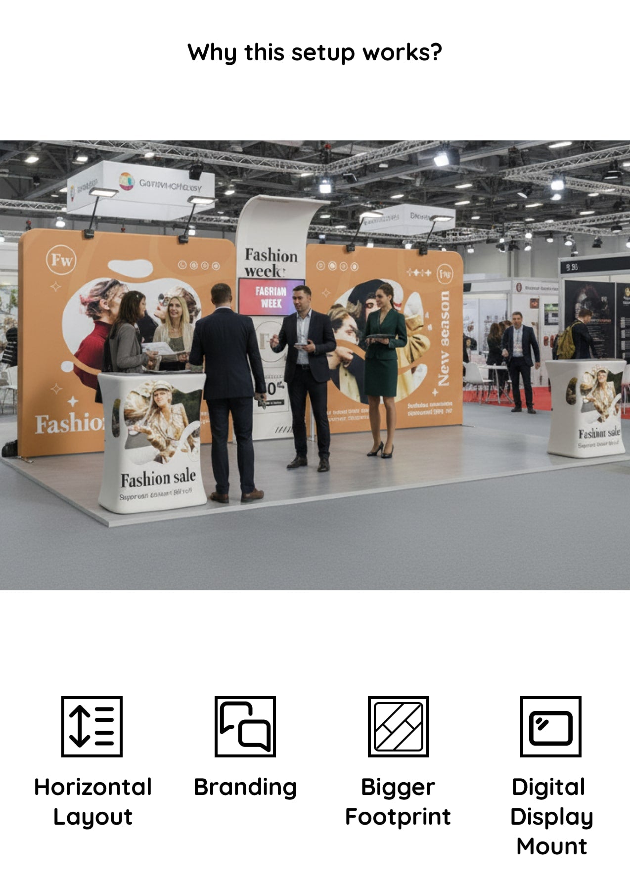 10x20 Booth - Brand Curve Booth Why this booth setup works