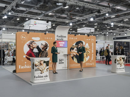 10x20 Booth - Brand Curve Booth for Trade Shows and Events