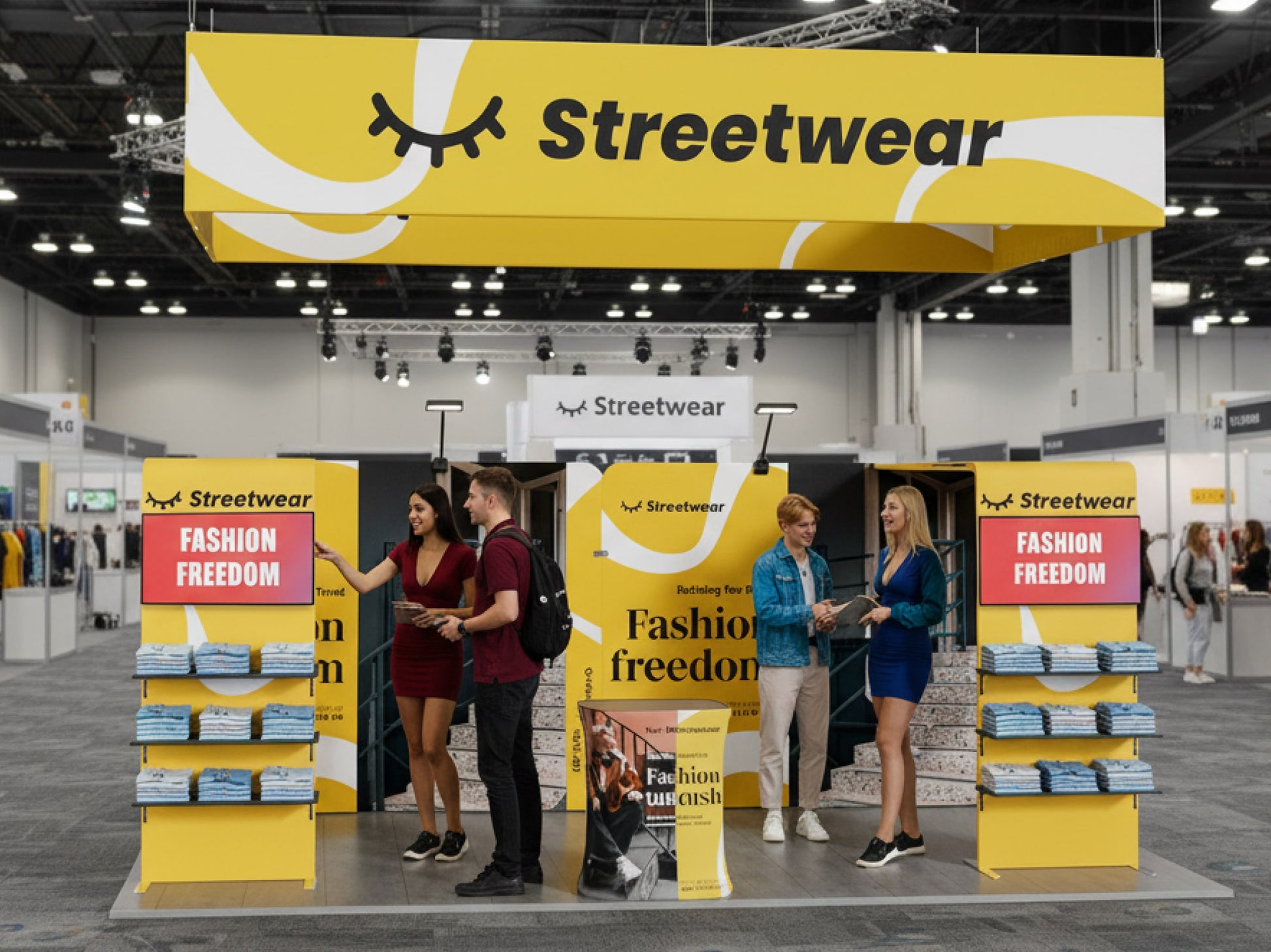 10x20 Booth - Brand Exposure Booth - Ample space for interaction