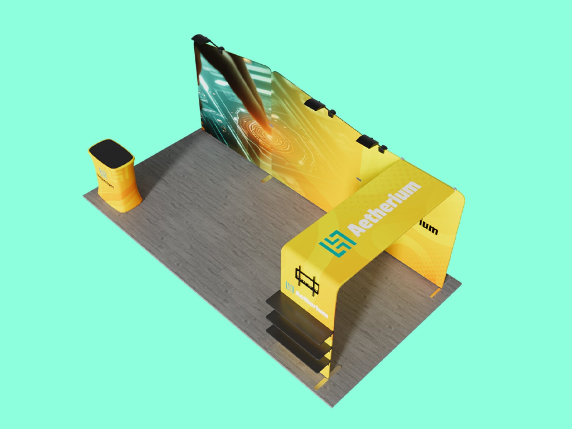 10x20 Booth - Brand Flow Booth