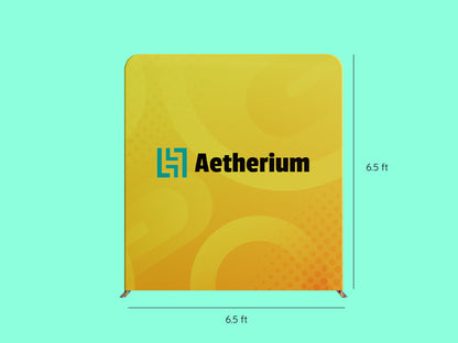 10x20 Booth - Brand Flow Booth - Magnetic Straight Tension Fabric Display