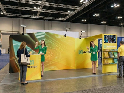 10x20 Booth - Brand Flow Booth Ready for Events and Exhibitions 