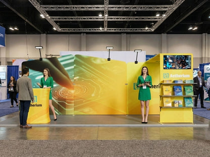 10x20 Booth - Brand Flow Booth Ready for Trade Shows