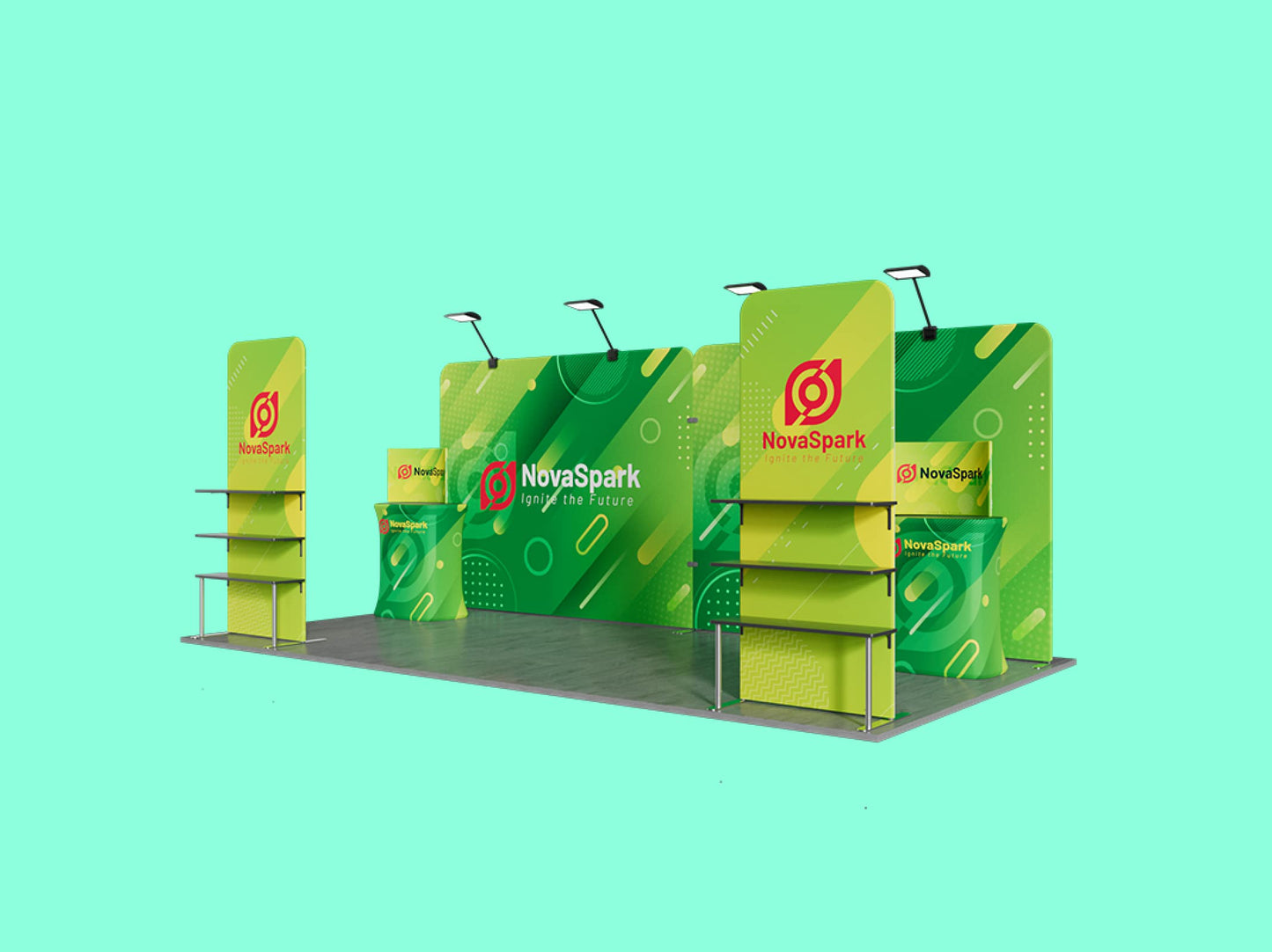 10x20 Booth - Brand Gallery Booth