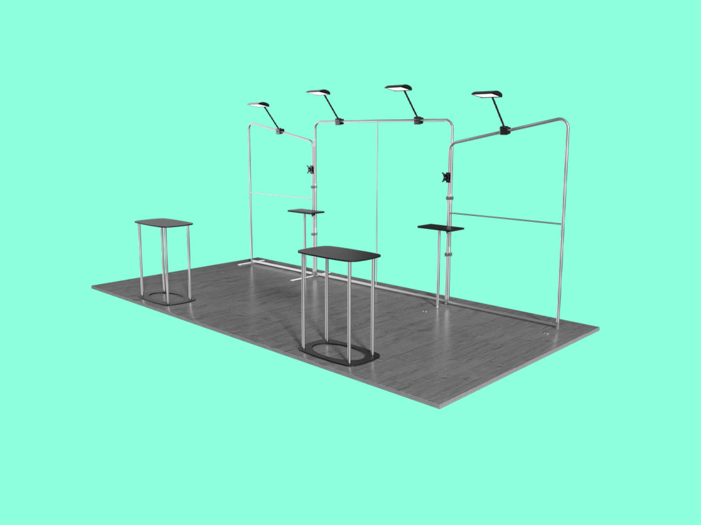 10x20 Booth - Brand Impact Booth Structure Frame