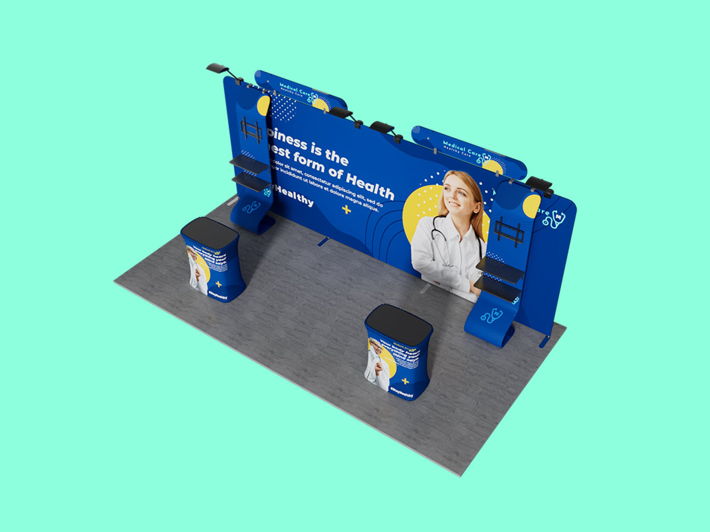 10x20 Booth - Brand Signal Booth