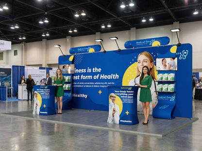 10x20 Booth - Brand Signal Booth Kit for Events and Exhibitions