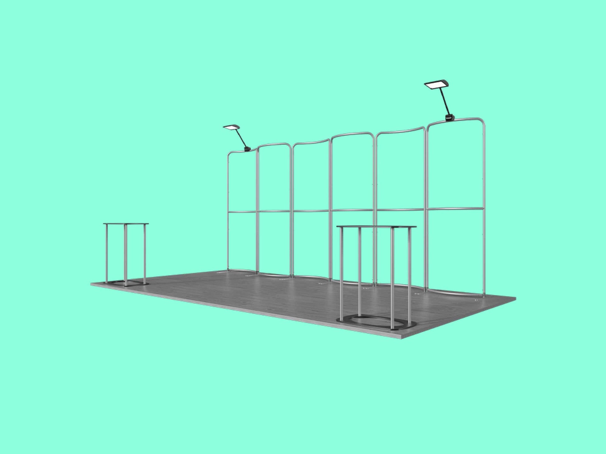 10x20 Booth - Brand Wave Booth Structure