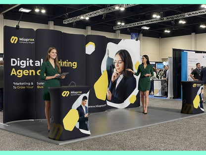 10x20 Booth - Brand Wave Booth for Trade Shows