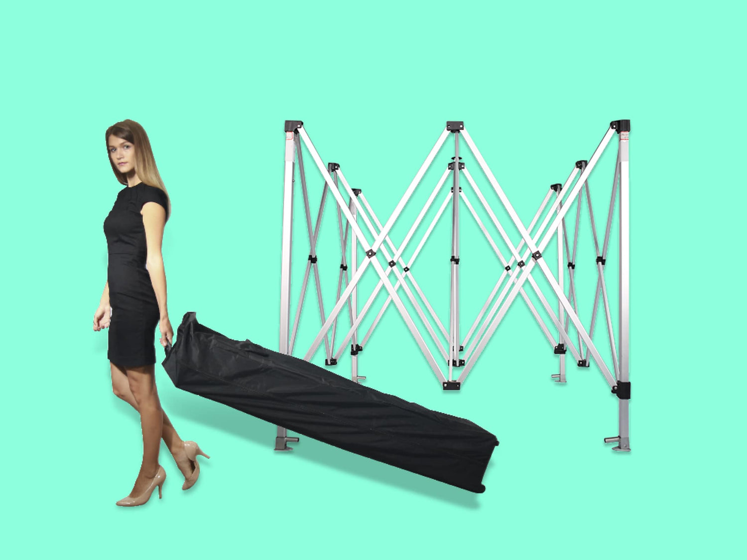 10x20 Canopy Tent Frame with Carry bag