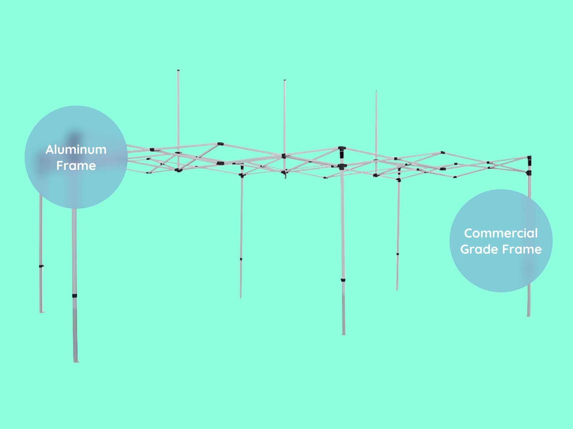 10x20 Commercial Grade Canopy Tent Frame