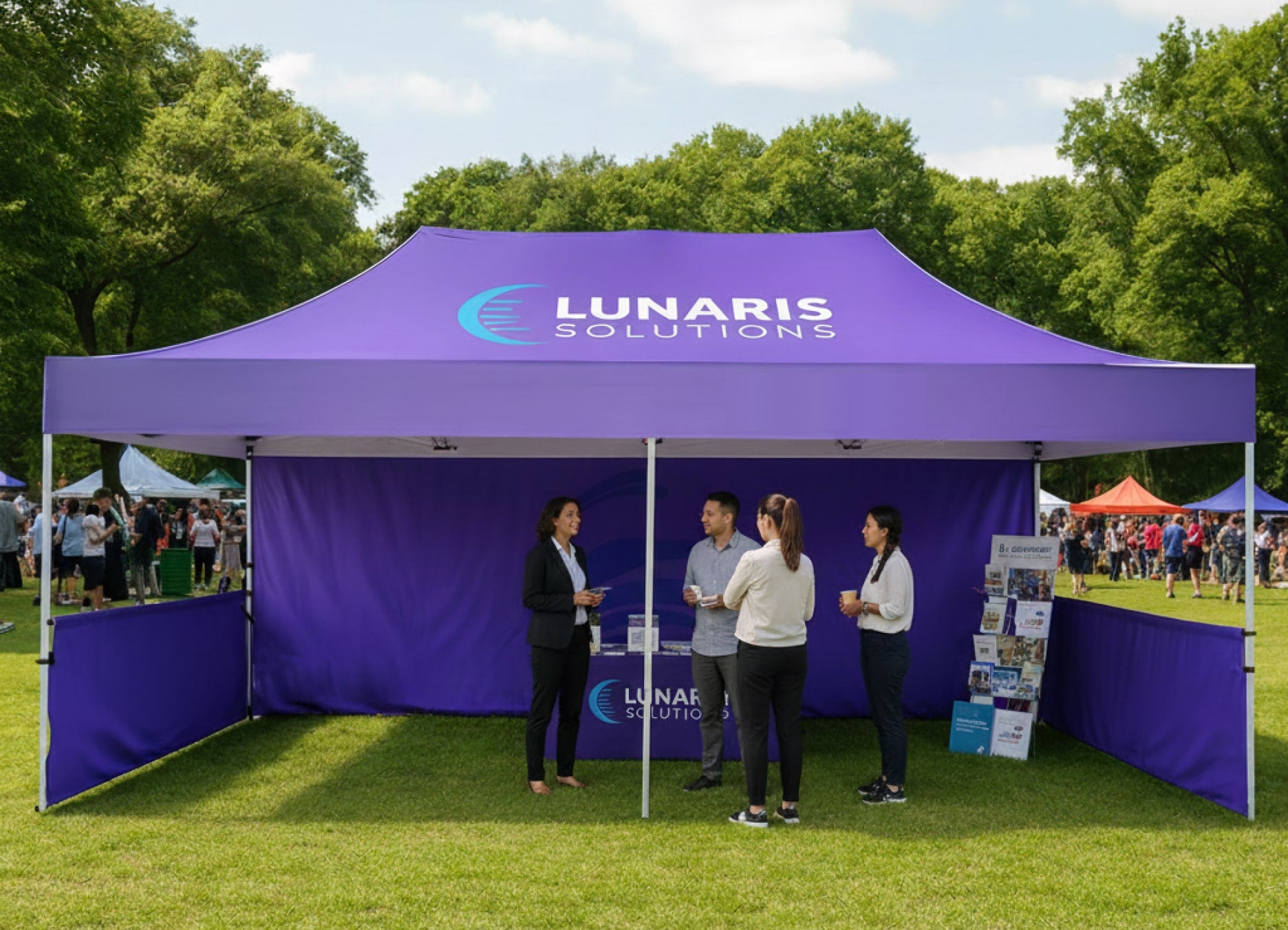 10x20 canopy for trade show