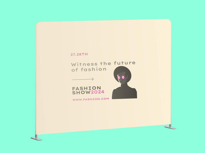 Straight Pillow Case Tension Fabric Backdrop