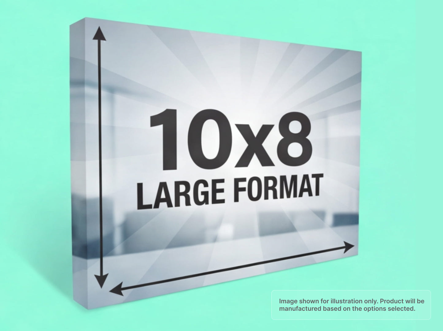 10x8 Straight Fabric Pop Up Display