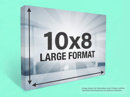 10x8 Straight Fabric Pop Up Display