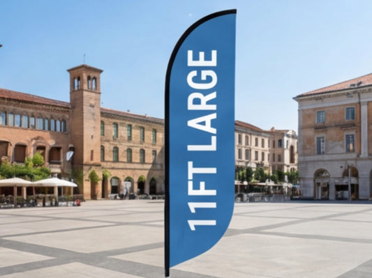 11ft Large Custom Feather Flag