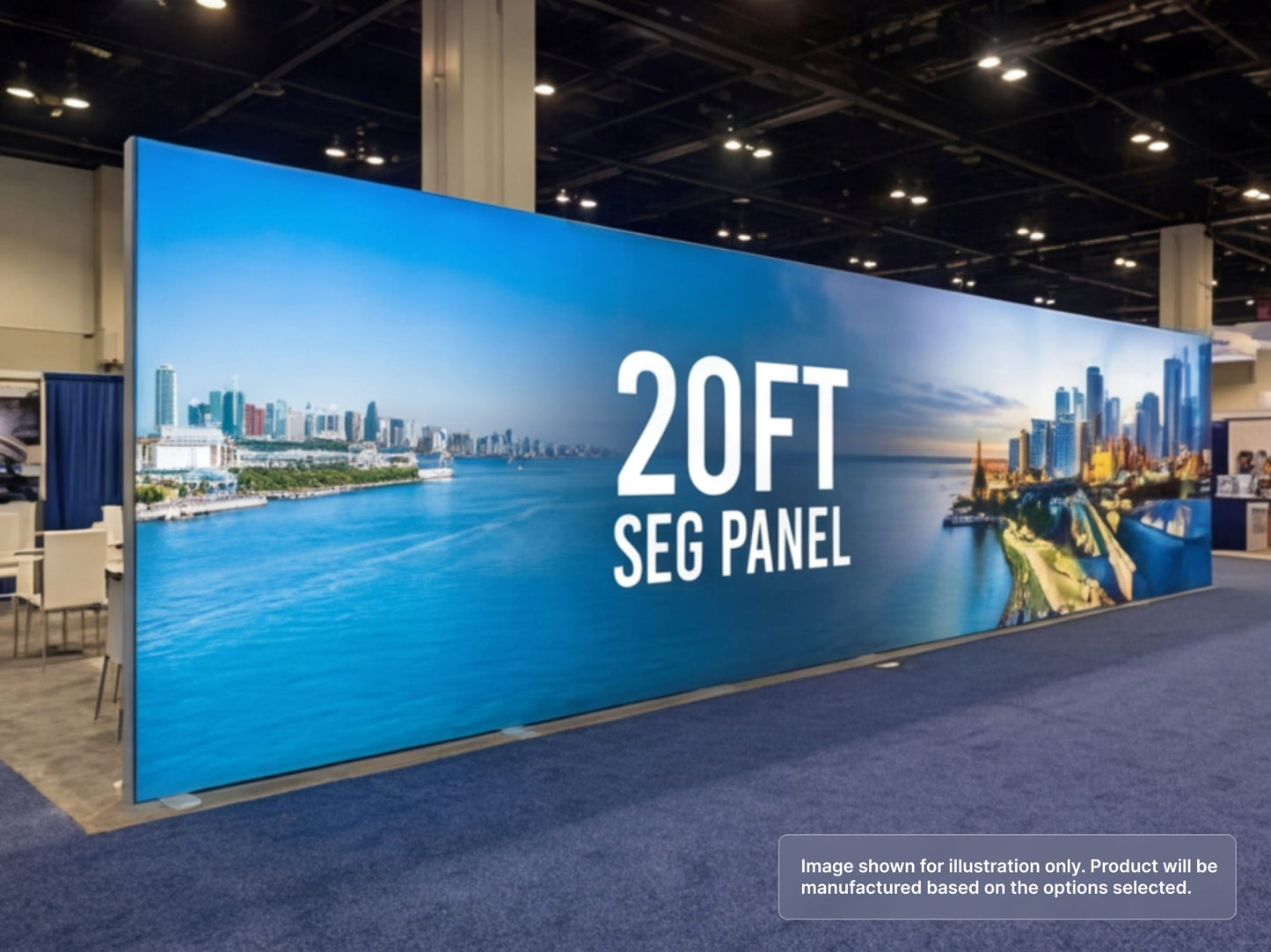 20ft SEG Light Box Display Panel