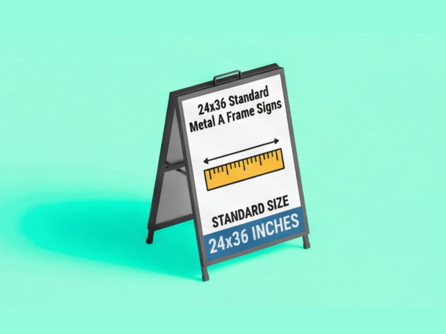 24x36 Standard Metal A Frame Signs