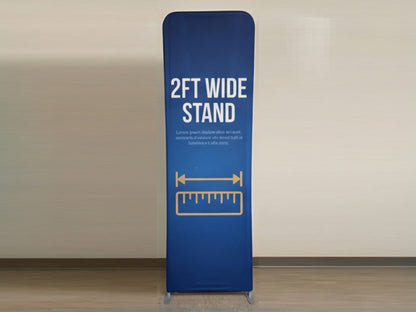 2ft Wide Custom Extend Tension Fabric Stand