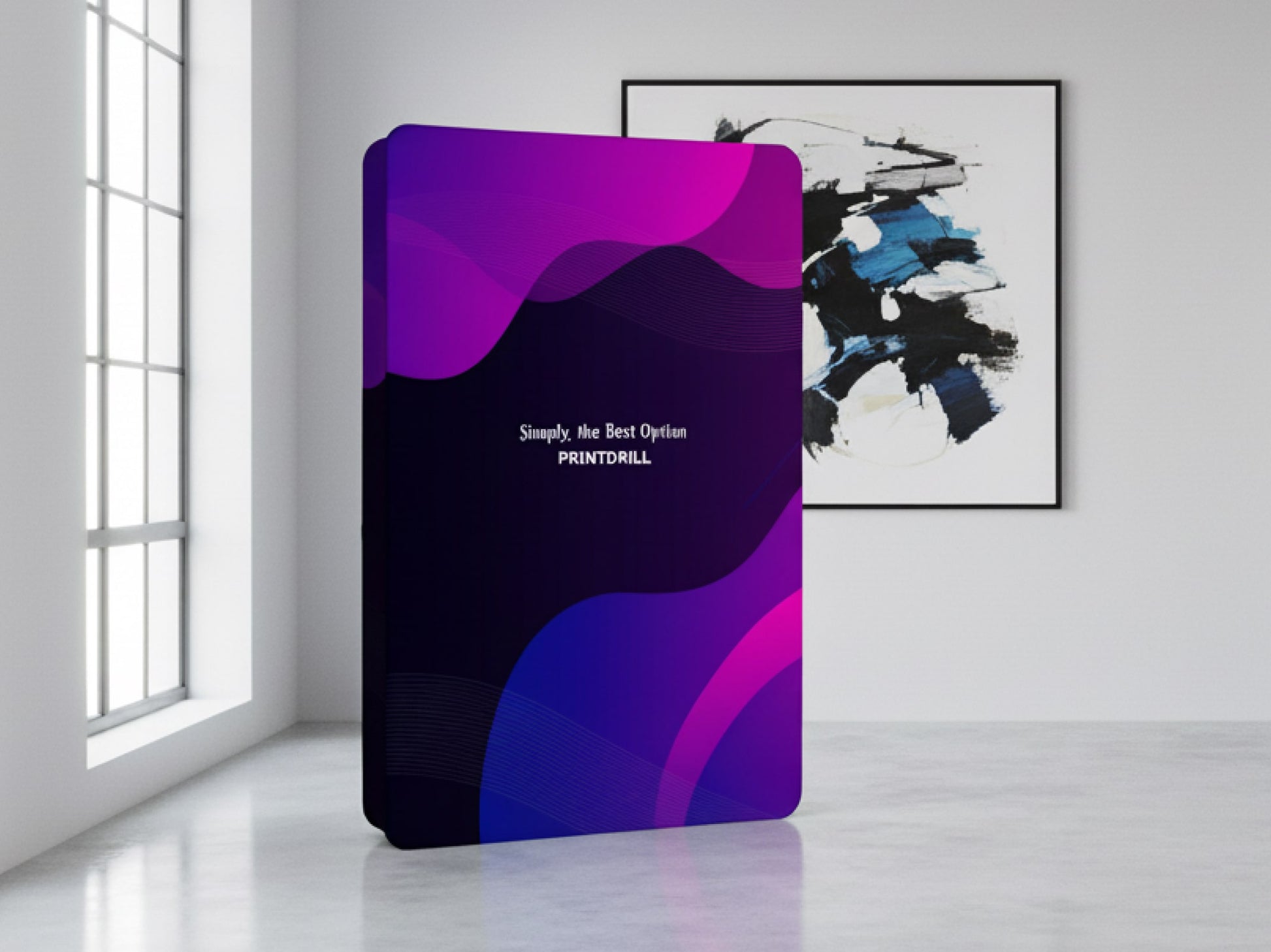 3D Fabric Banner Stand for events and exhibitions 