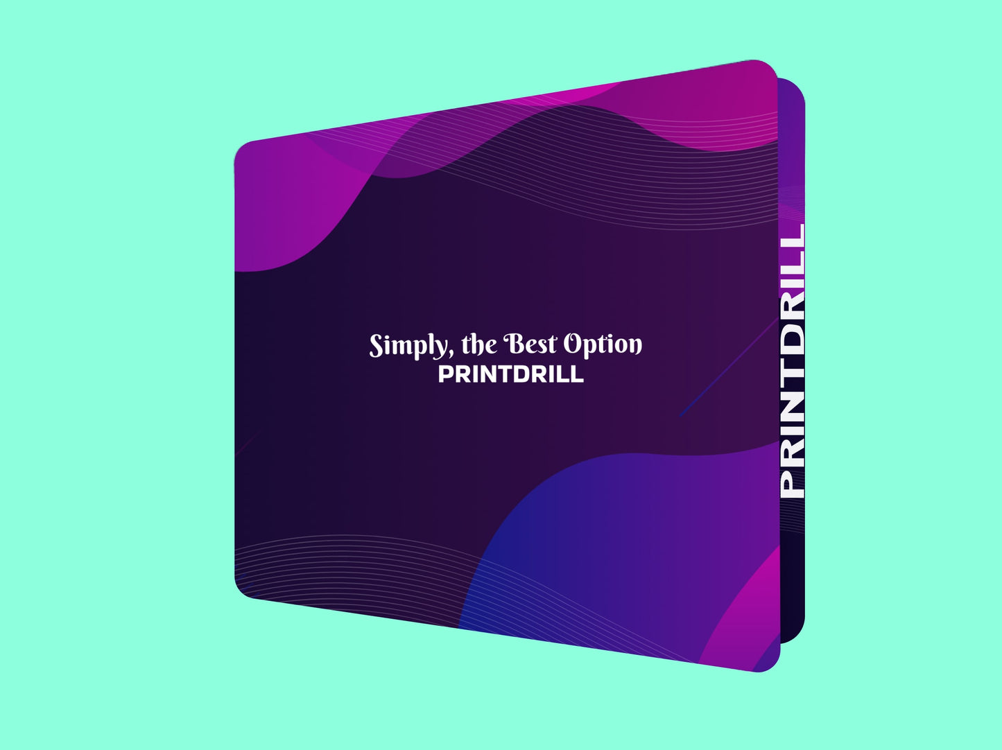 3D Straight Backdrop (Round Corners) 10ft x 8ft