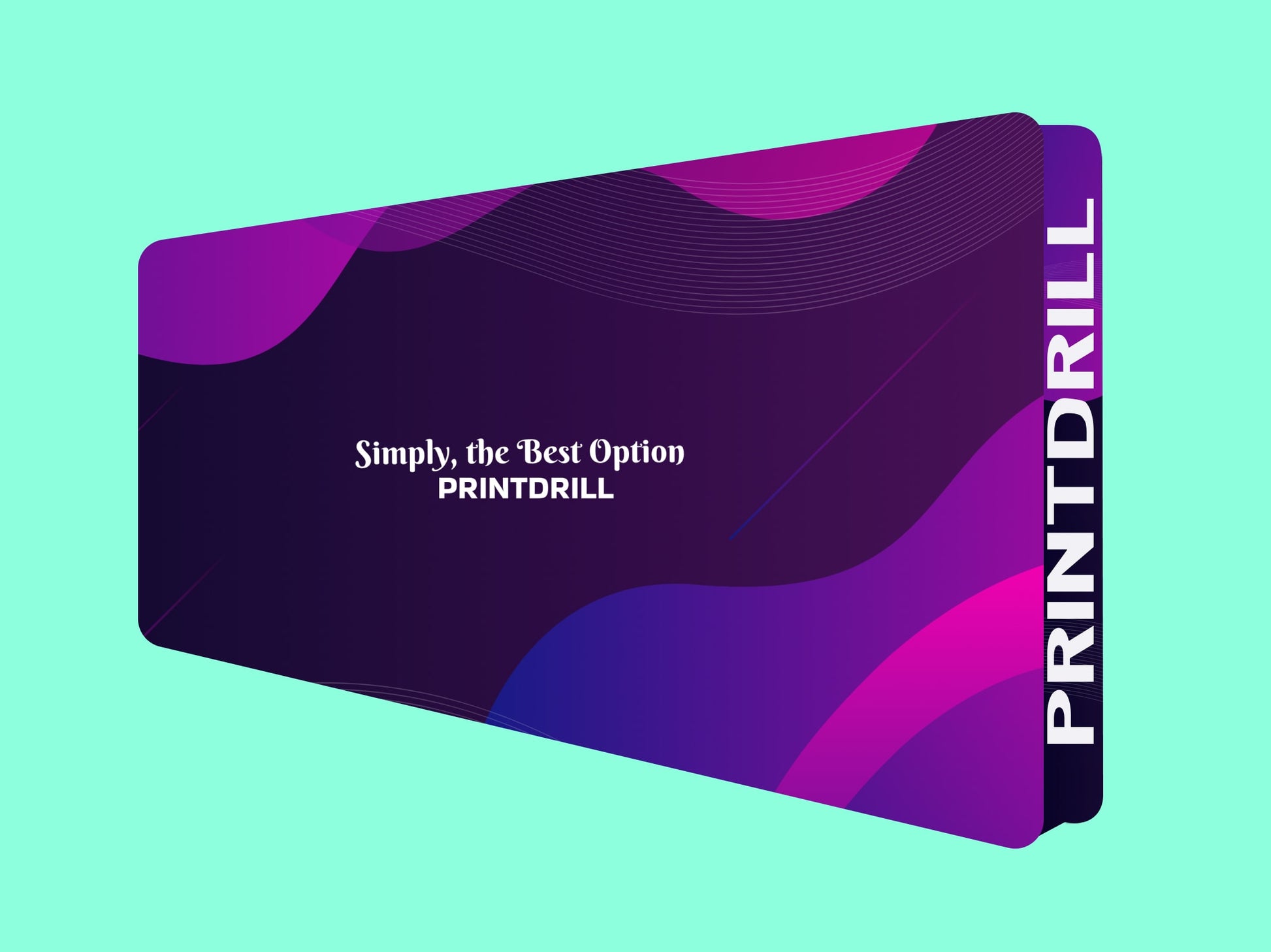 3D Straight Backdrop (Round Corners) 20ft x 8ft