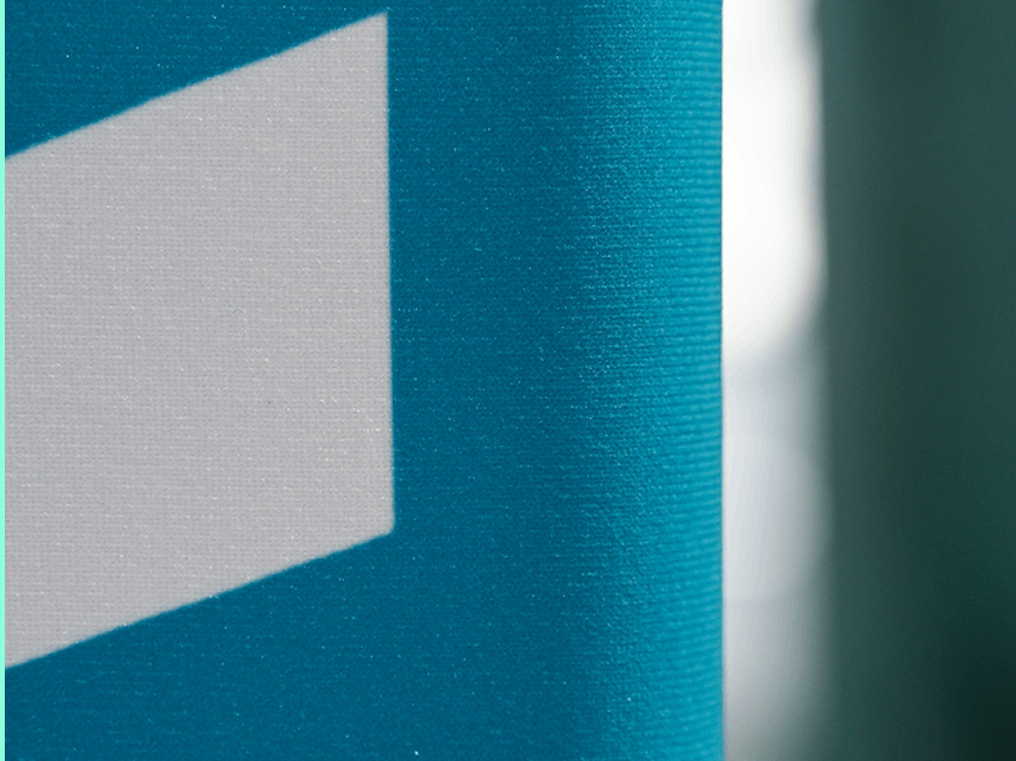 3D Straight Backdrop (Round Corners) Stretched Fabric