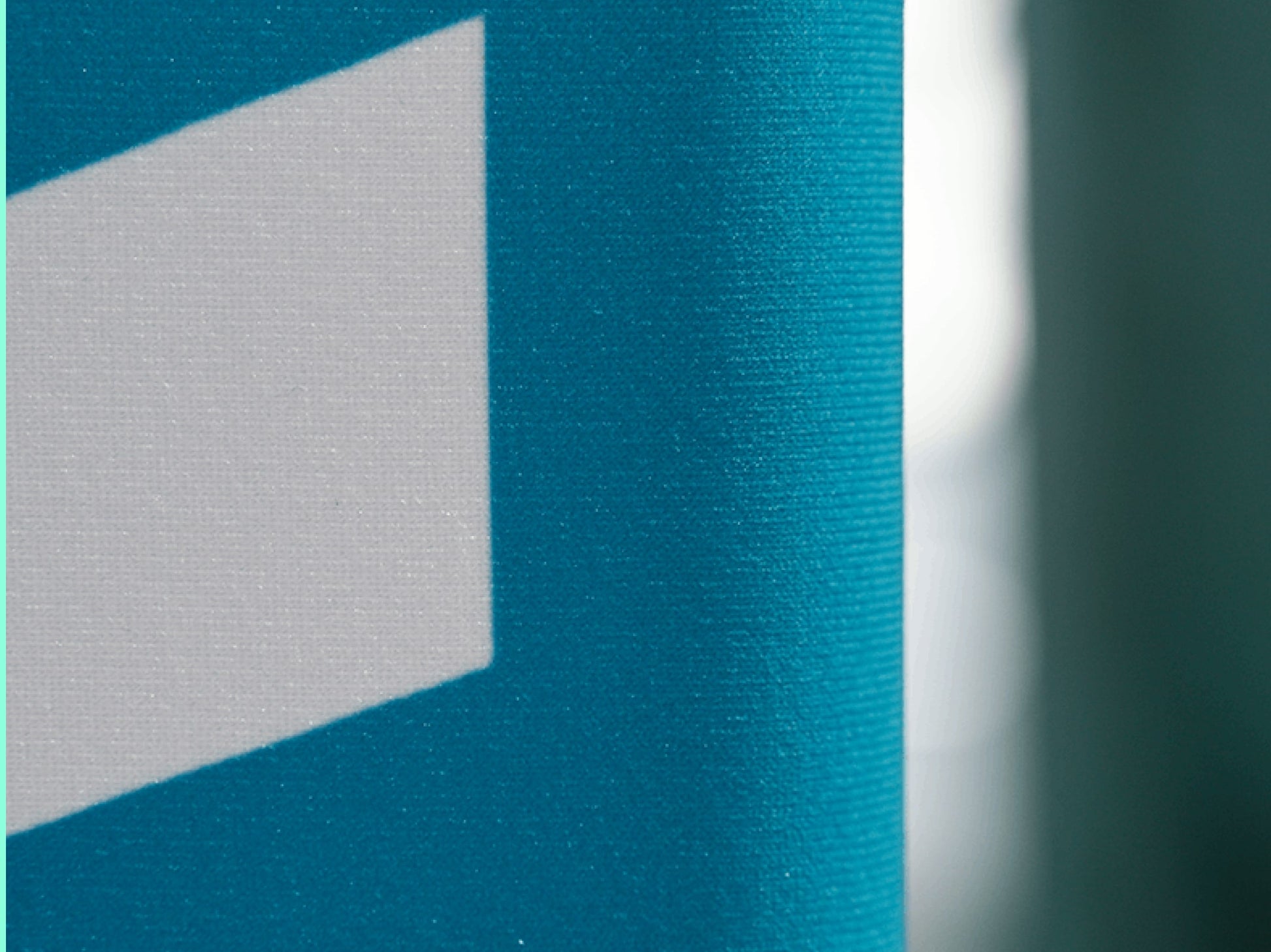 3D Straight Backdrop (Round Corners) Stretched Fabric