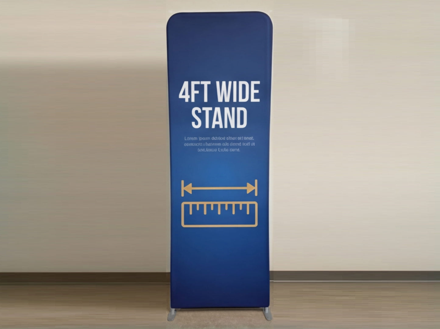 4ft Wide Custom Extend Tension Fabric Stand