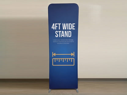 4ft Wide Custom Extend Tension Fabric Stand